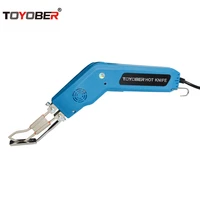 toyober 100w electric hot knife fabric cutter heating knife for cutting cloth rope ribbon sealing synthetic fabrics