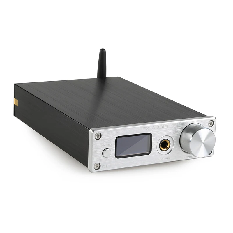 Усилитель FX Audio D01 DAC AMP Bluetooth 5 0 CSR8675 ES9038Q2M 32 бит 768 кГц DSD512 XU208 линейный выход декодер