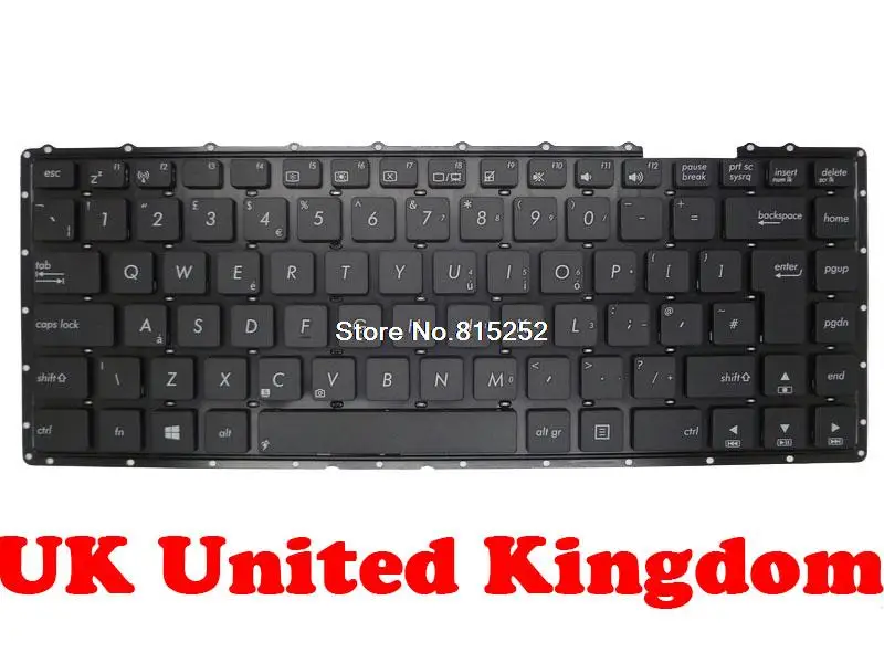 Клавиатура для ноутбука ASUS R413 R413MA R413SA черная без рамки