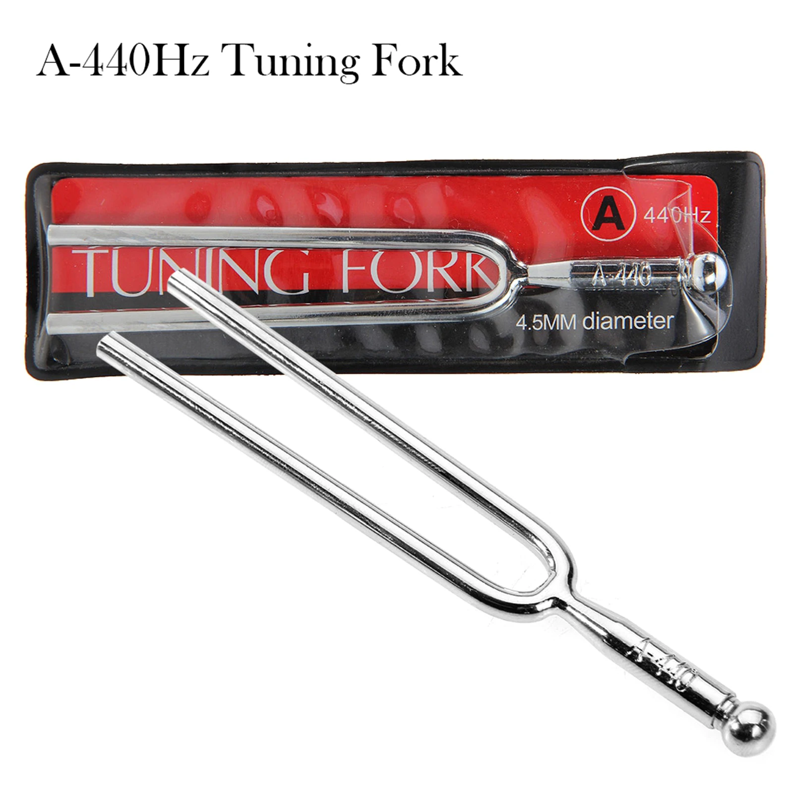 

Tuning Fork 440Hz Stainless Steel Tone Tuner Fork for Violin Viola Cello Guitar Stringed Instrument Tool