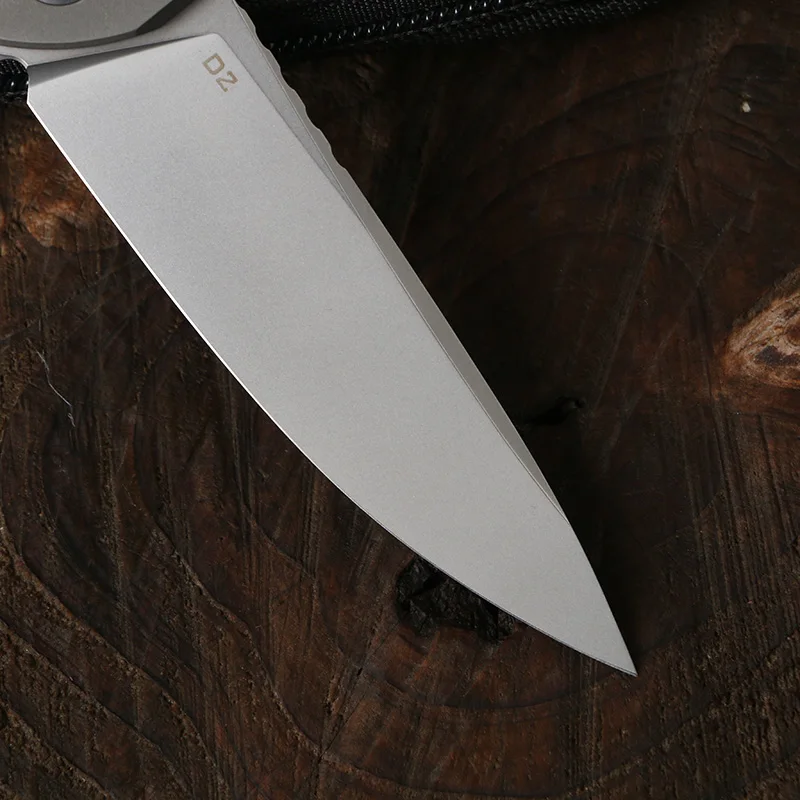 Нож Green thorn hation zero flipper d2 из углеродного волокна + TC4 титановый нож CF походный ручка