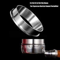 515357 55858 35mm stainless steel intelligent dosing ring brewing bowl coffee powder for espresso barista funnel portafilter