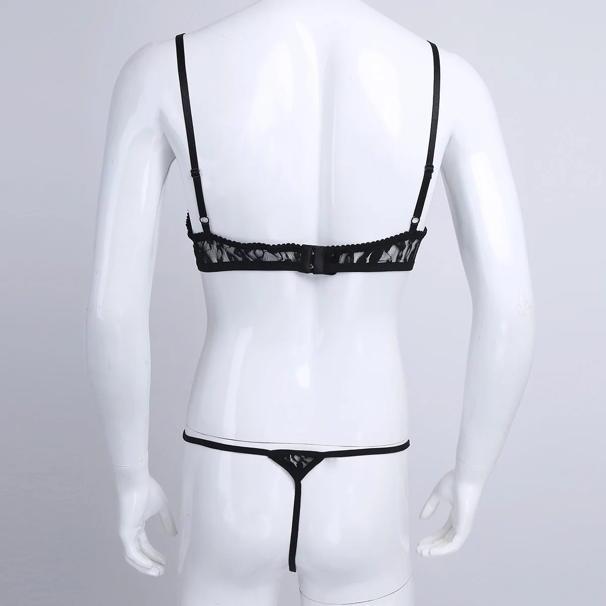 ChicTry Sissy гей мужское нижнее белье бюстгальтер Топ с стринги бандаж Танга Hombre