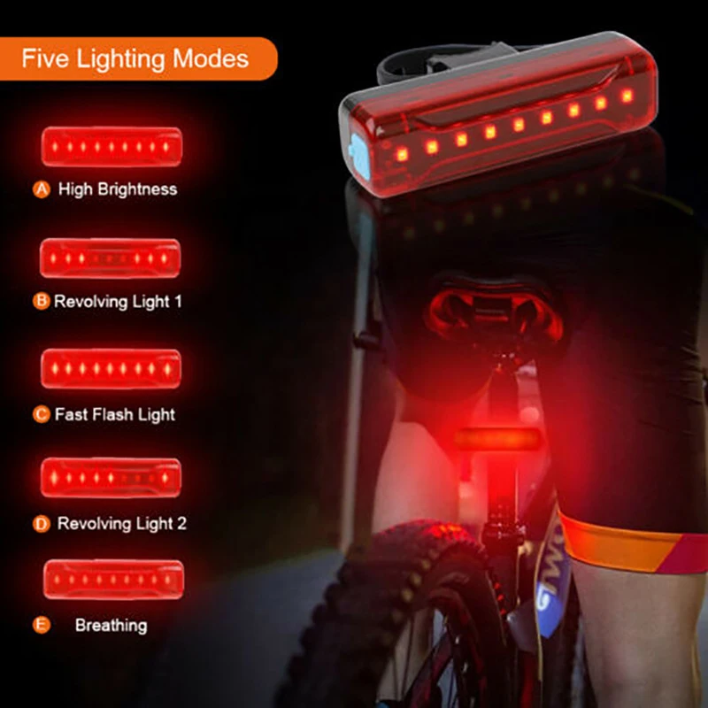 

NOZAKI New 1000LM LED Bicycle Bike Lights USB Rechargeable Headlight bicycle Front led light Rear Tail Lamp MTB warning lights