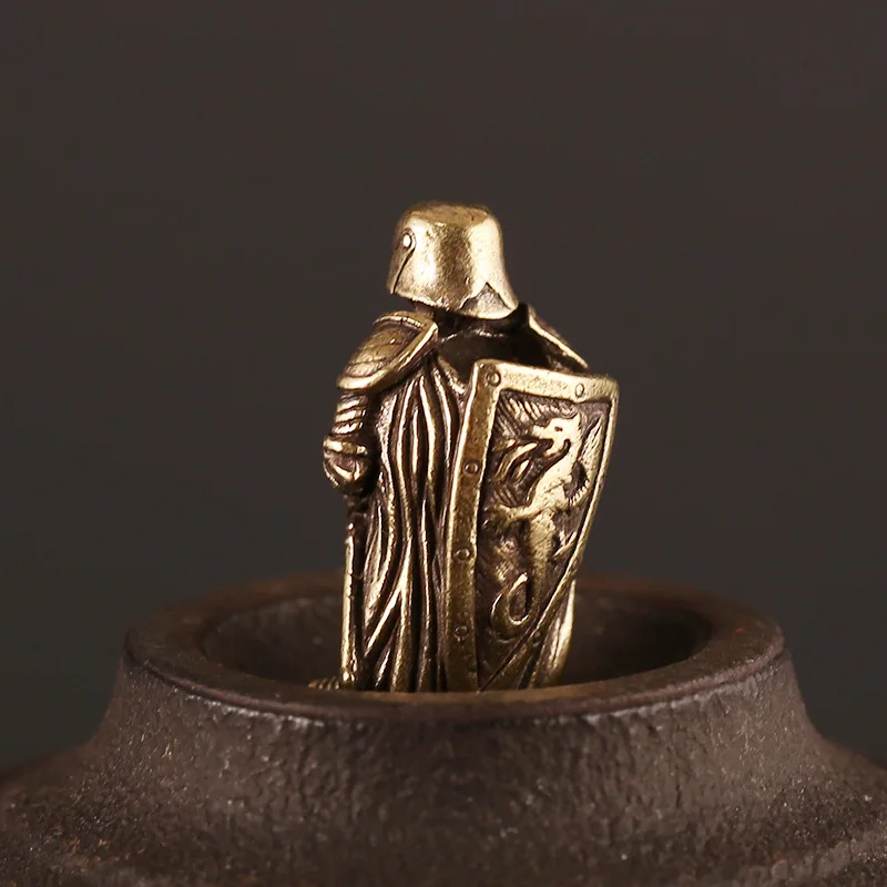 Медный армированный зонт для воинов веревка с бусинами брелков подвески