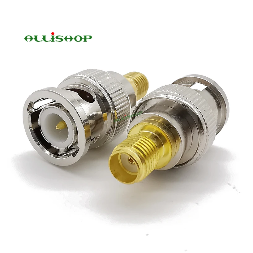 

1Pcs BNC Male Plug to SMA Female Jack RF Adapter ConnectorBNC Male to SMA Female RF Coax Connector Adapter Radio Straight
