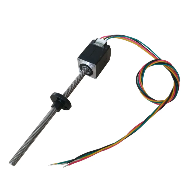 Nema 8 невыпадающий шаговый электродвигатель и со свинцовым винтом с 100 мм Tar5 * 2 Tr3.5 0