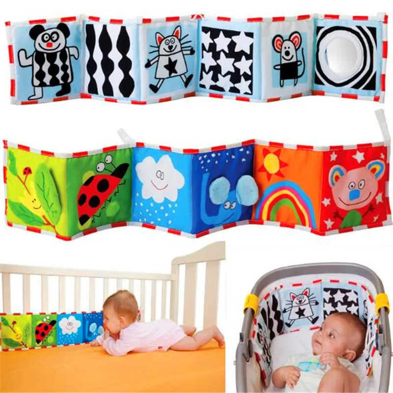 Цвет когнитивные способности ребенка двухсторонняя Черный и белый цвета surround