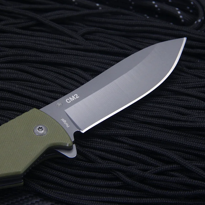 

Tactical Folding Knife-5Cr15Mov Camping Survival Outdoor G10 Handle Self-defense Camping Portable and Versatile Equipment