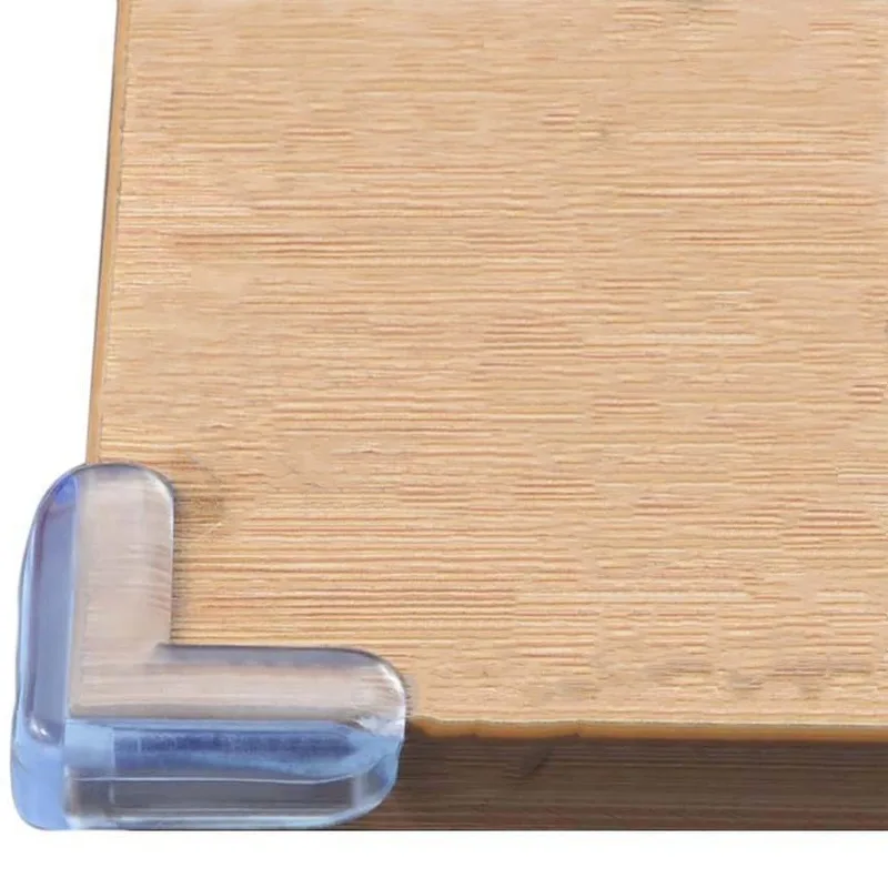 

1lot/4Pcs Soft PVC Desk Table Guard Edge Child Safety Corner Protector Protection Cover Safe Cushion with Twin Adhesive Tape