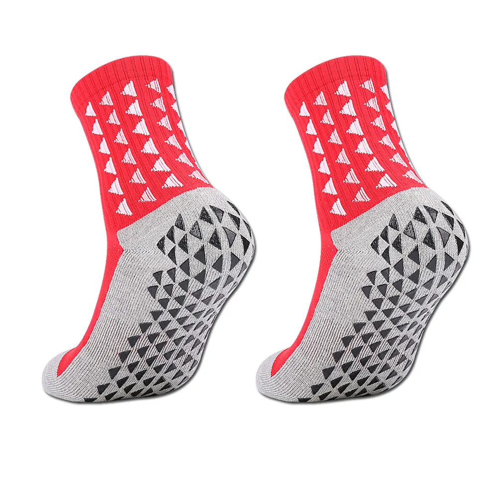 

Non Slip Hospital Socks Anti Skid Slipper Football Socks with Grips for Adults Men Women Elderly