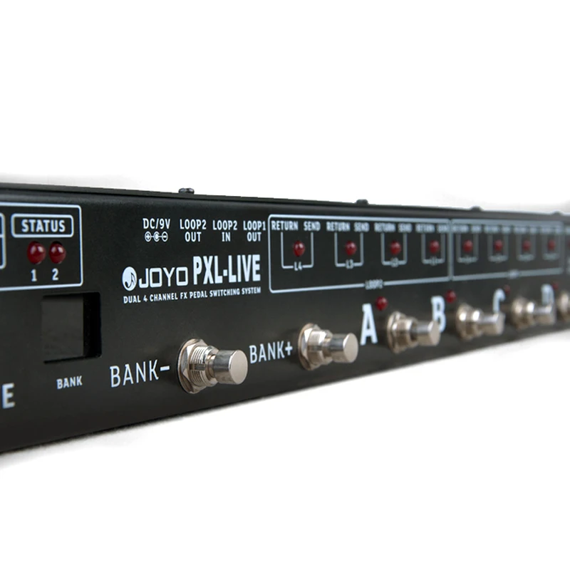 JOYO PXL Live Programable Looper управление станцией Педальный переключатель двойной 4 канала с