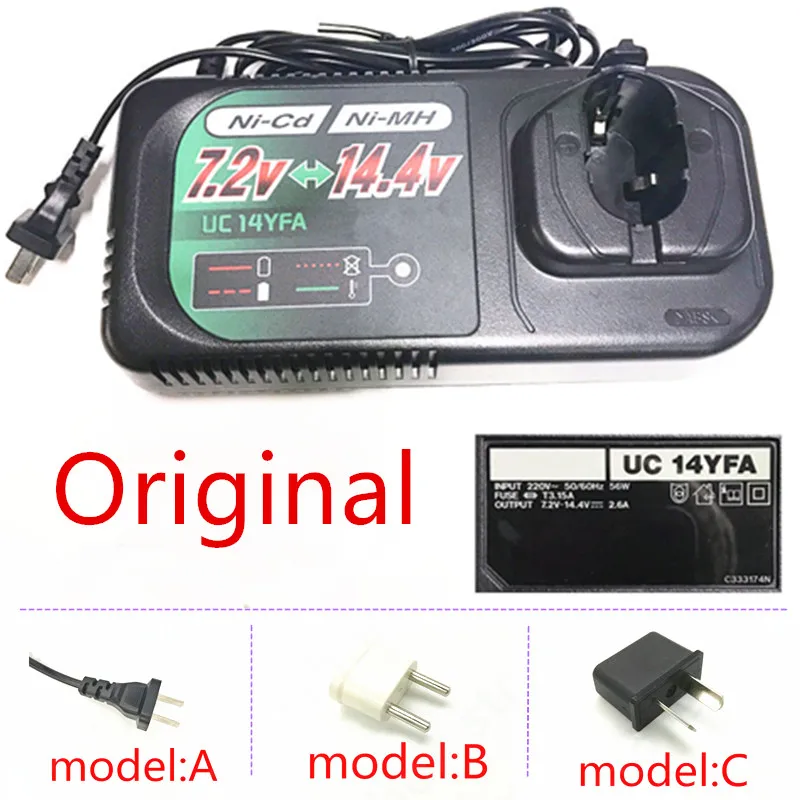 UC14YFA Зарядное устройство для экскаватора HITACHI EB1224 EB1230H EB121S EB1214L EB1220BL EB1222HL EB1230HL EB1412S