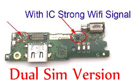Copy With IC -Dual usb зарядный порт гибкий кабель для SONY Xperia XA1 G3121 G3125 G3112 док-станция зарядное устройство Соединительная плата с вибратором - Цвет: Copy With IC -Dual