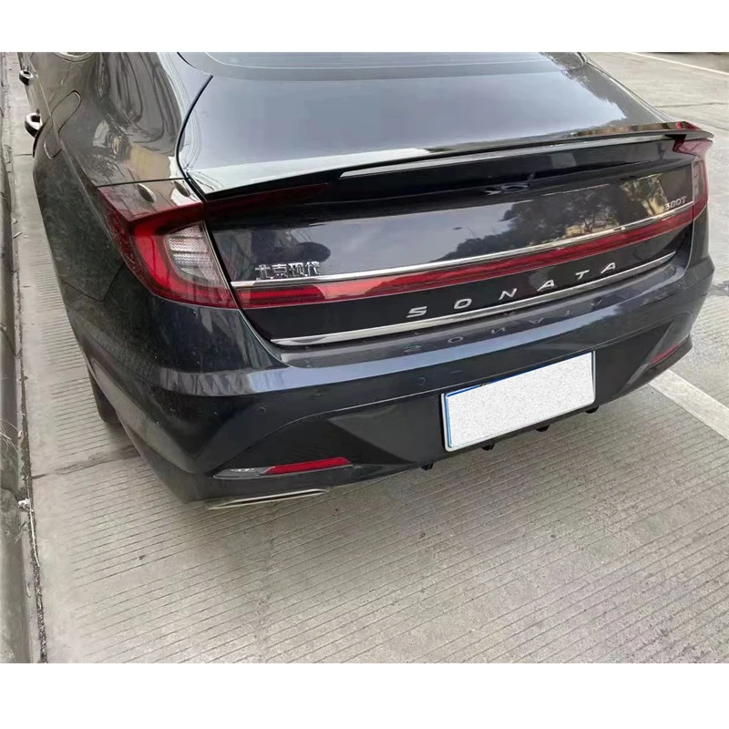 Для авто спойлер аксессуары Hyundai Новый Sonata 2019 2020 2021 ABS Материал Автомобильный