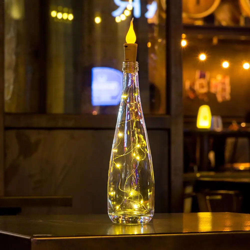 10 шт. СВЕТОДИОДНЫЙ свеча беспламенный инструмент для установки пробок в бутылки