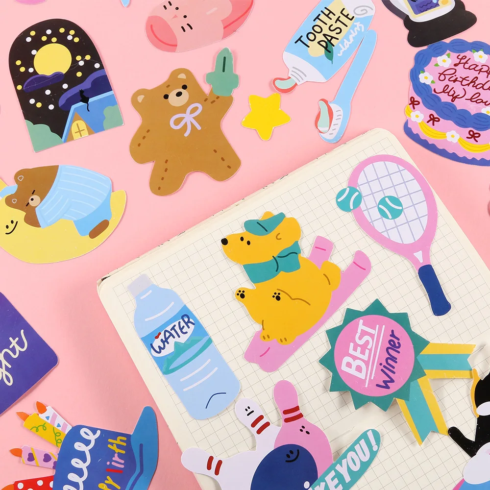 Корейские Носки с рисунком медведя из мультика оригинальность десерт Цветок