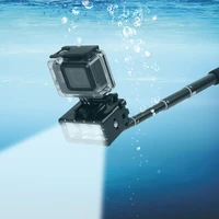 2021 new for gopro diving flashlight lamp waterproof led flash video light for gopro hero 10987654 sjcam sj4000xiaomi yi
