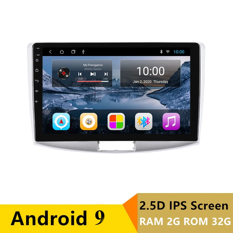 2G RAM 10 1 дюймов Android 9 Автомобильный gps навигатор для Volkswagen magotan CC passat 7 B7 2012 2018 Радио