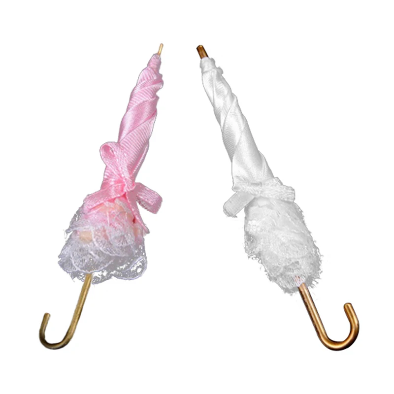 1/12 кукольный домик миниатюра Королевский дамское кружевное декоративный зонтик