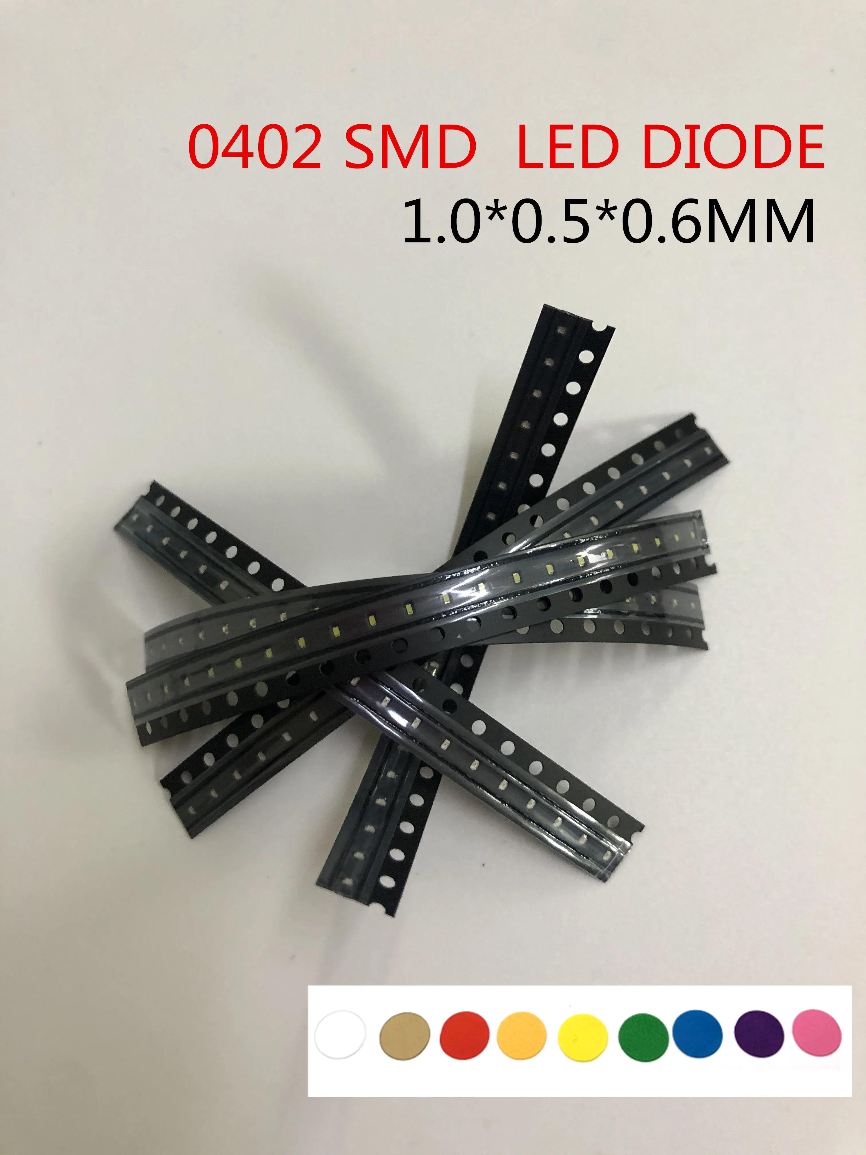 1000 шт. светодиод 0402 1005 SMD теплый белый/холодный