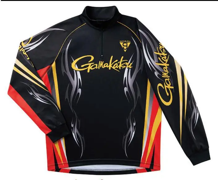 

2022 new gamakatsu summer men's outdoor sportswear long-sleeved sunscreen fishing clothes hiking shirt Hiking Data Dawa