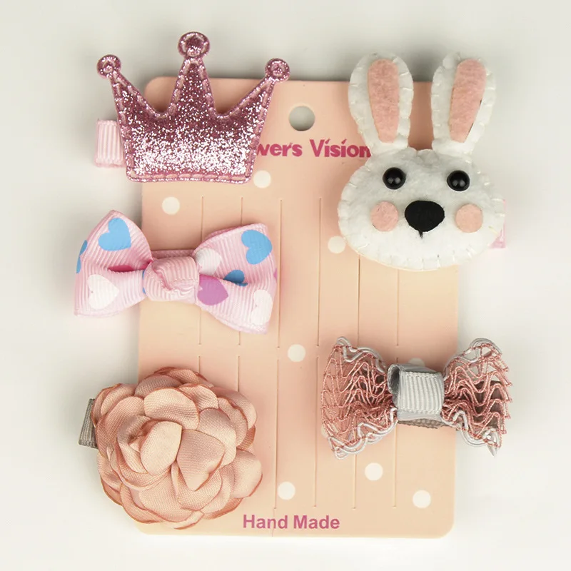 Шпилька-бант в виде короны детские заколки для волос аксессуары девочек ручной