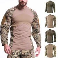 mens summer tactical t shirt army combat airsoft tops long sleeve shirt paintball hunt camouflage clothing m 2xl nyz sh