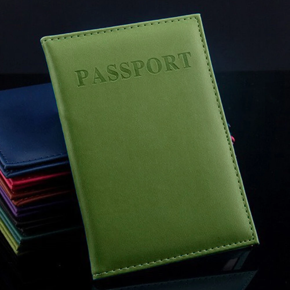 

New Passport Cover PU Leather Women Passport Holder Women's Travel Passport Cover Unisex Card Case Man Card Holder Wallet