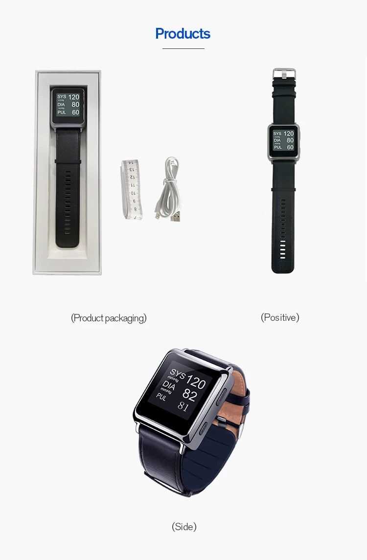 

Watch blood pressure monitor smart watch Medical Grade Smart Watch With Watch blood pressure monitor