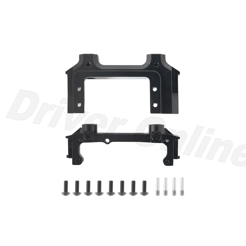 

Aluminum Alloy Front Rear Bumper Mount Front-Servo Mounting for 1/10 RC Crawler Axial SCX10 II 90046 90047 Upgrade Part