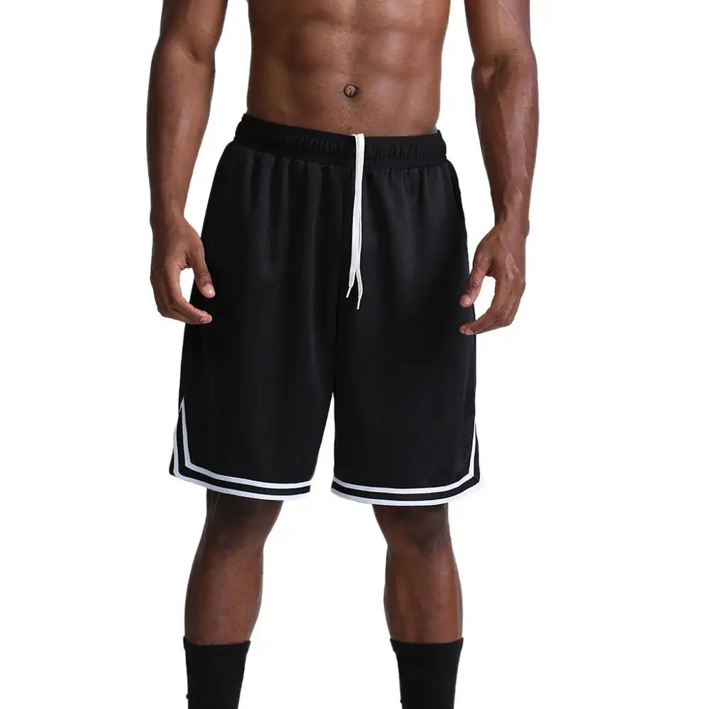 

Basketball sports five shorts black red white Anti-pilling breathable quick-drying loose Fitness basketball five shorts