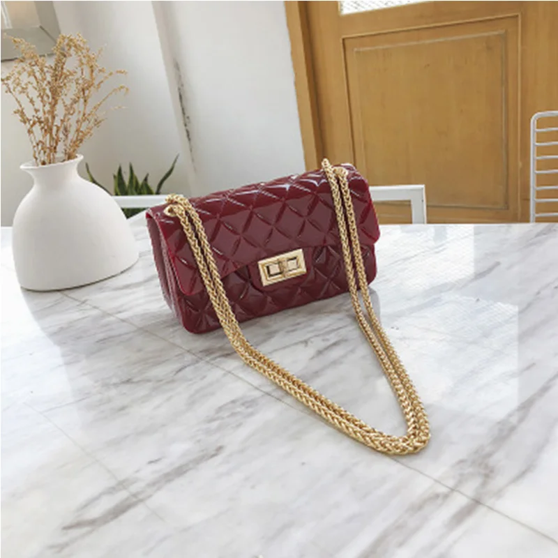 Женская сумочка с цепочкой маленькая яркая Сумочка на плечо Корейская версия