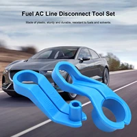 7 piece fuel ac line disconnect removal tool set replacement refrigerant fluorine tube remover for automobile air conditioning
