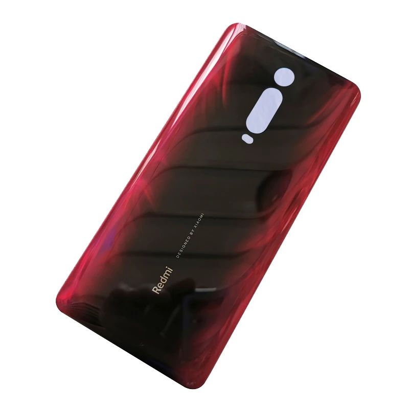 Задняя стеклянная крышка для Xiaomi Redmi K20 Pro крышка батареи задняя дверь корпус чехол для Redmi K20 батарея стекло крышка 9T Замена - Цвет: Red