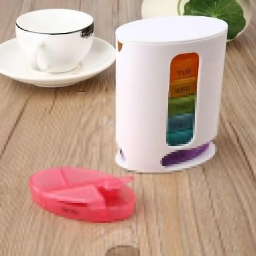 Портативный органайзер для лекарства на неделю Мини ящик хранения лекарств