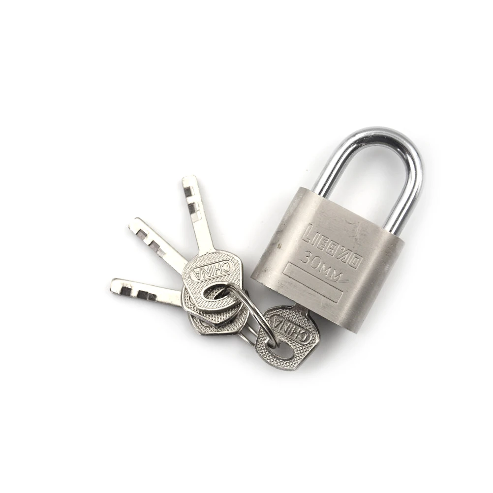 Практичный Золотой Серебряный тон с 3 ключами шкаф для багажа безопасности