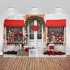 Виниловый фон для фотосъемки с изображением красной розы цветов хлебобулочного магазина арочной двери Дня Святого Валентина романтический фон для фотосъемки на заказ