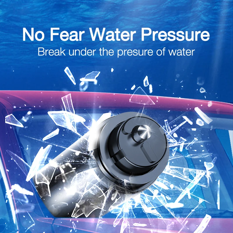 

Oppselve 2 In 1 Car Window Glass Breaker Seat Belt Cutter Safety Hammer Life-Saving Escape Cutting Knife Interior Accessories