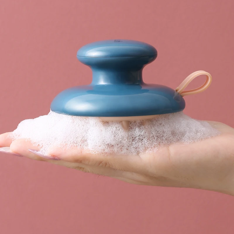 

Мягкая силиконовая насадка, Массажная щетка, для массажа головы гребень-шампунь, расческа для мытья детской головы, для ванны, спа, массажна...