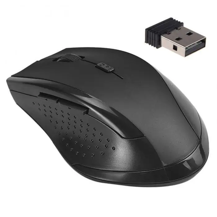 

Беспроводная Игровая USB-мышь, 2,4 ГГц, мини-приемник, 6 клавиш, профессиональная компьютерная мышь, геймерские мыши для компьютера, ПК, ноутбук...