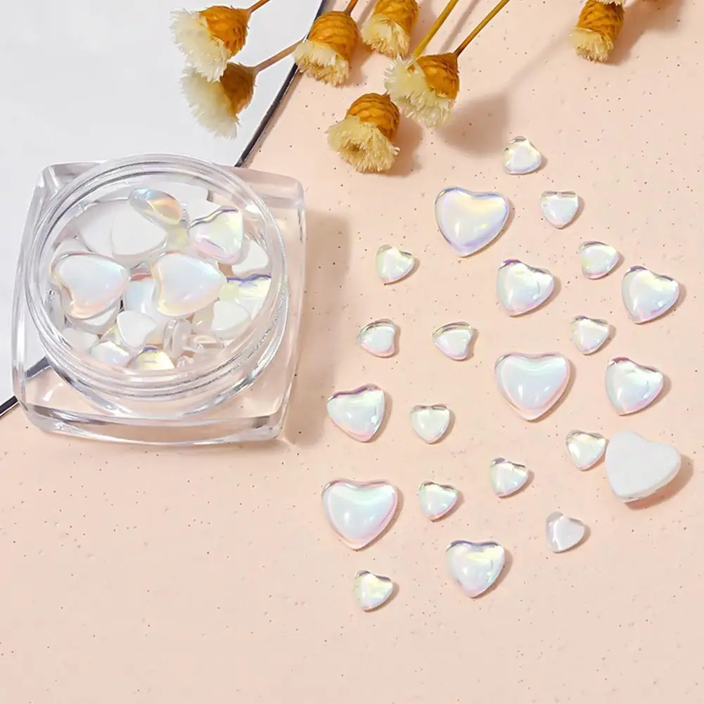 

3D Nail Art Rhinestones Candy Colors Mixed Size Mermaid Glass DIY Crystal Decorations Nail Acrylic Stones Beads Flatback Ro Y2F8