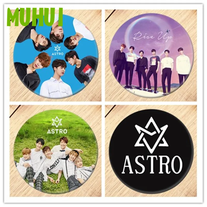 Бесплатная доставка Kpop ASTRO брошь значки для одежды рюкзак украшение Ювелирные