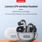 беспроводные наушники оригинал Lenovo LP5 for ios наушники portable sports headphones for xiaomi true wireless phone earbuds