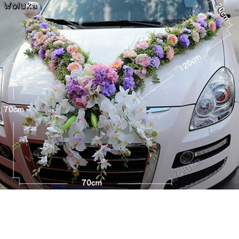 Украшение для автомобиля набор украшений свадебного большая V-образная Лилия