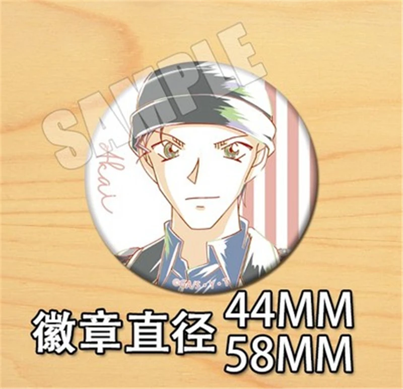 7 шт. Аниме Детектив Конан шпильки значок косплея брошь Кайто Кид Коллекционная