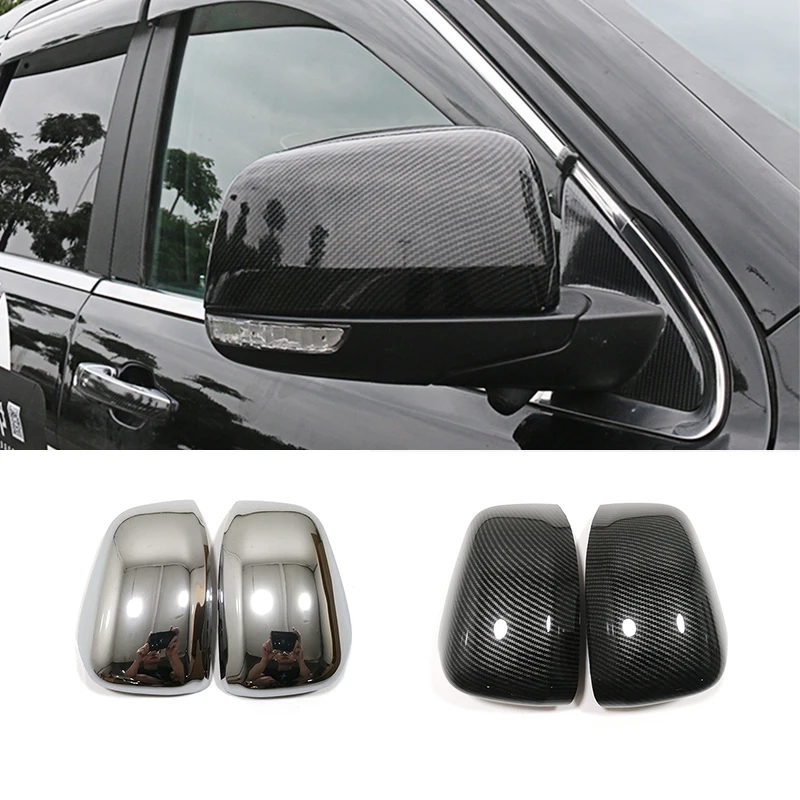 Накладка на зеркало заднего вида из АБС хромированного/углеродного волокна для