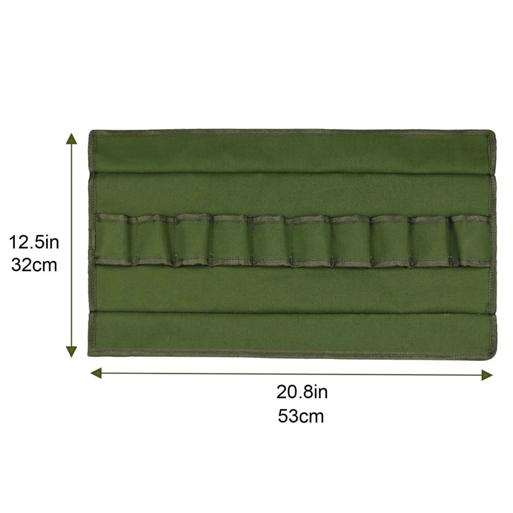 

Camping Kit Waterproof Canvas Tool Rolling Gardening Kit Picnic Kit