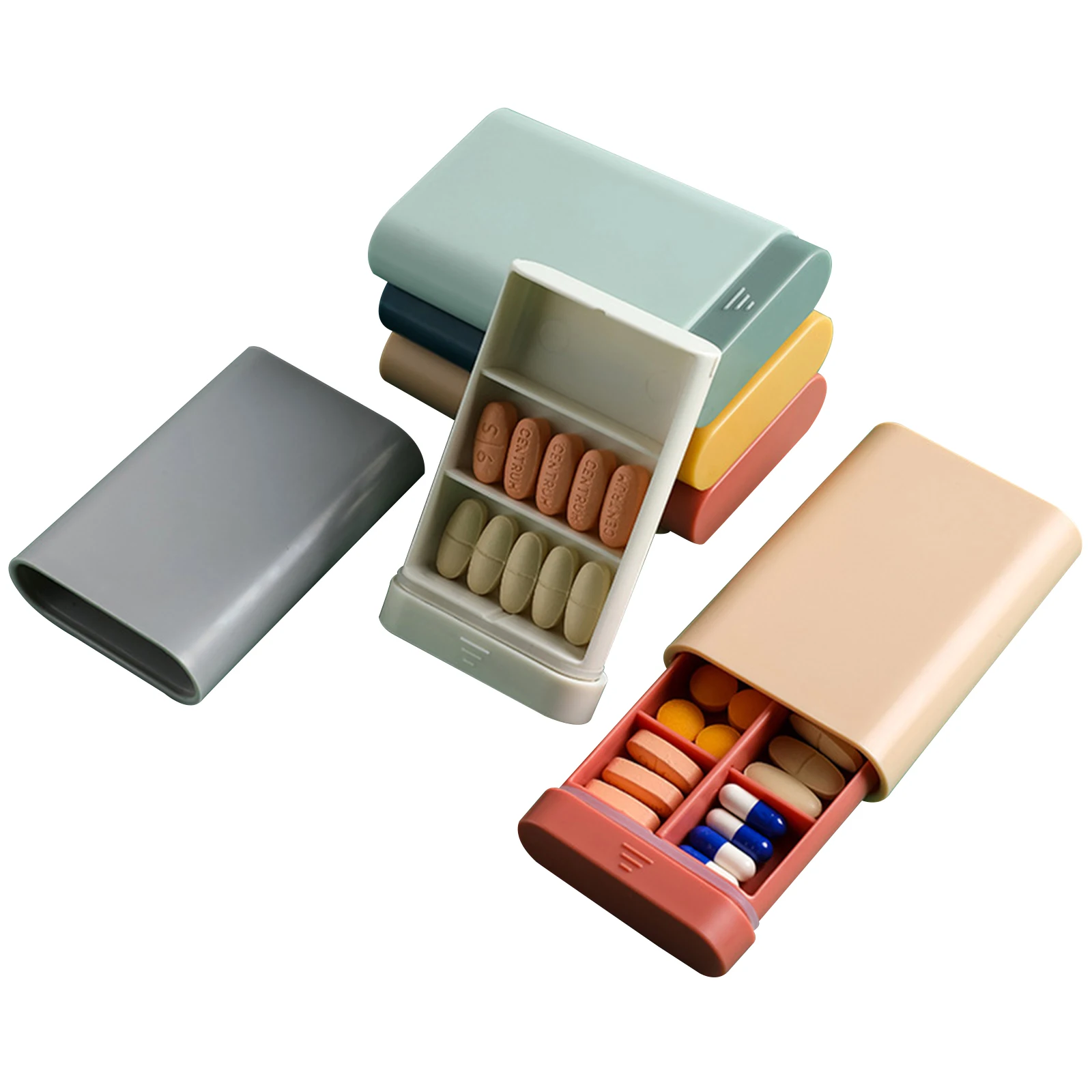 

Портативный контейнер для лекарств, 6 отделений