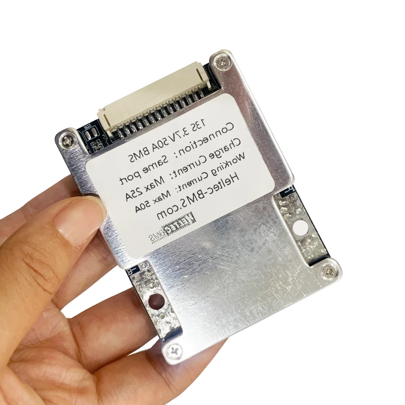 13S 48 В с балансирующим радиатором защитная плата литиевого аккумулятора BMS 40A 50A